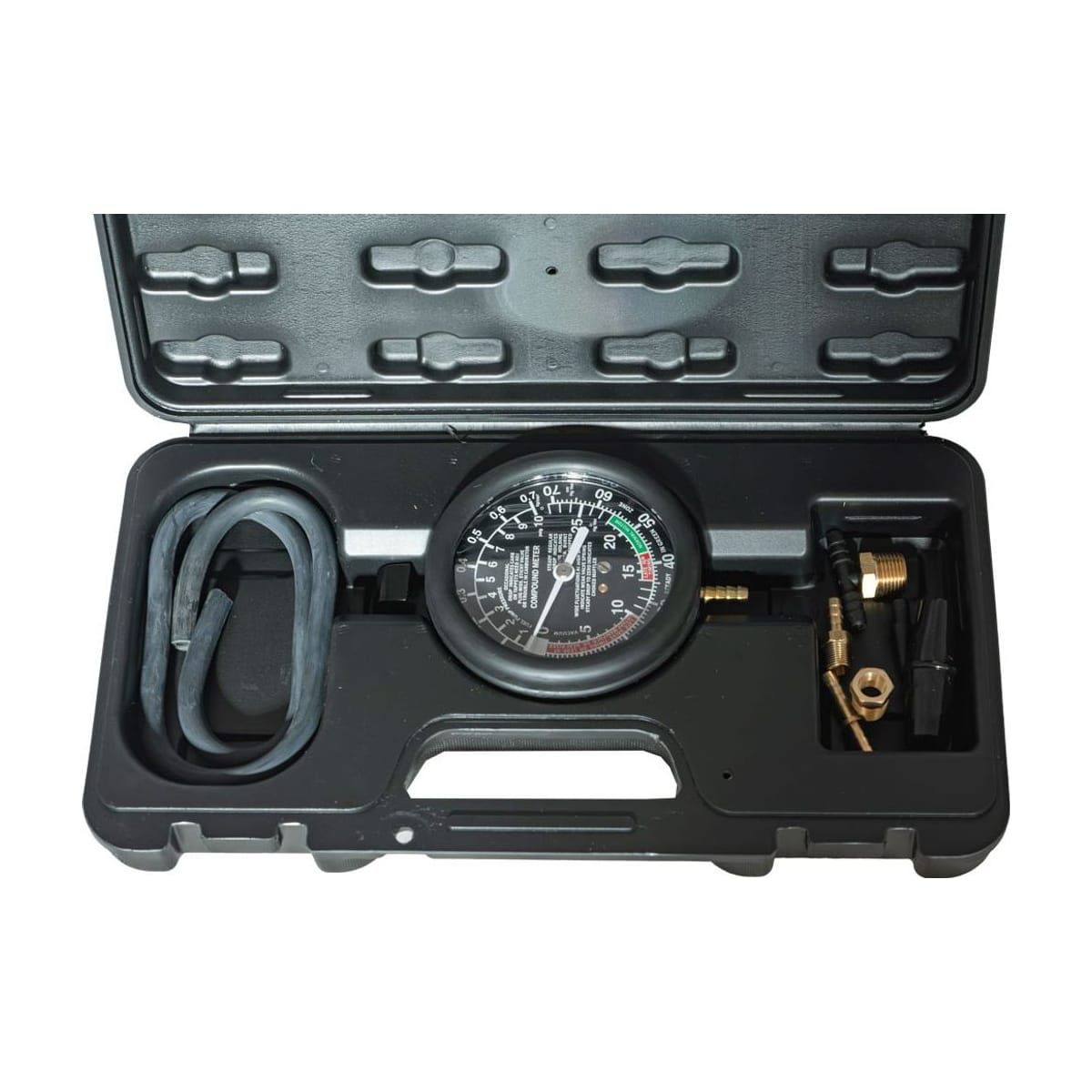Vacuómetro Medidor Presión Combustible y Vacío 0-10PSI 80mm L1036 - Lusqtoff