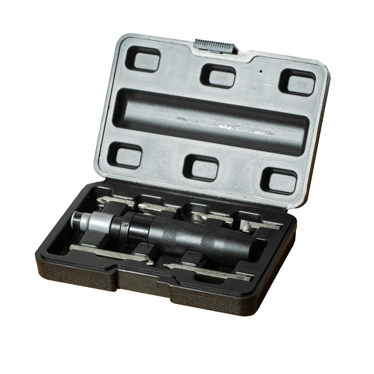 Destornillador Impacto Golpe Encastre 1/2" + 6 Puntas Acero S2 L1039 - Lusqtoff