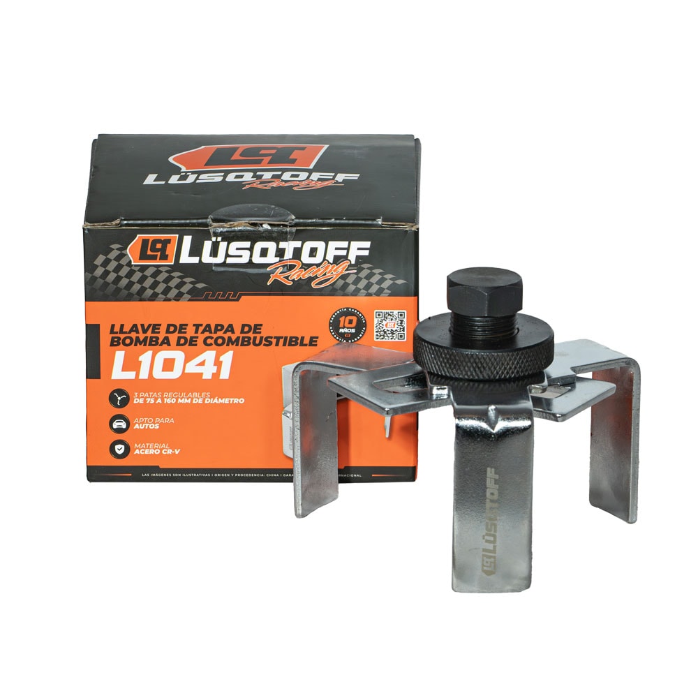Llave Tapa Bomba Combustible 3 Patas Regulables 75-160mm Cromo Vanadio L1041 - Lusqtoff