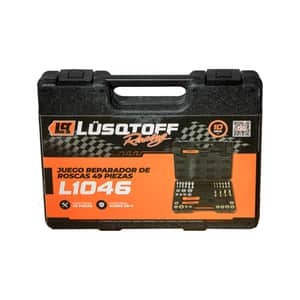 Juego Reparador Roscas Machos Terrajas Limas NC NF Métricas 49 Piezas L1046 - Lusqtoff