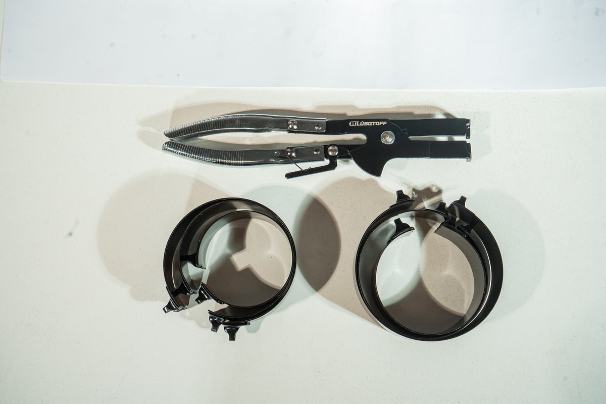 Prensa Aros Pistón 73-111mm Altura 40mm + Pinza Crique + 6 Anillos L1049 - Lusqtoff