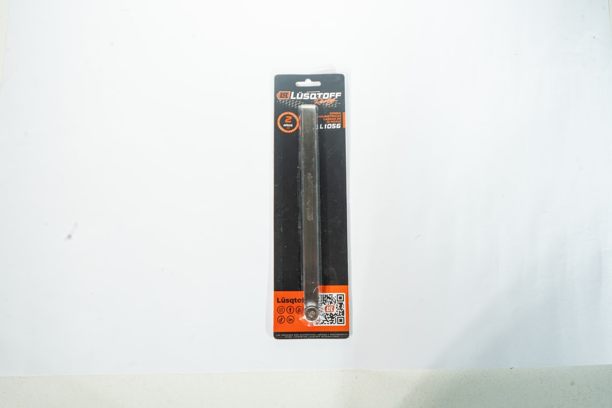 Juego Sondas Galgas Espesor 0,05-1mm Hoja 200mm Acero Inoxidable 13 Piezas L1056 - Lusqtoff