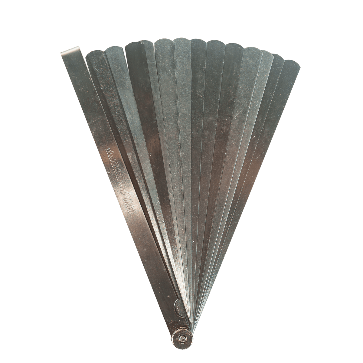 Juego Sondas Galgas Espesor 0,05-1mm Hoja 200mm Acero Inoxidable 13 Piezas L1056 - Lusqtoff