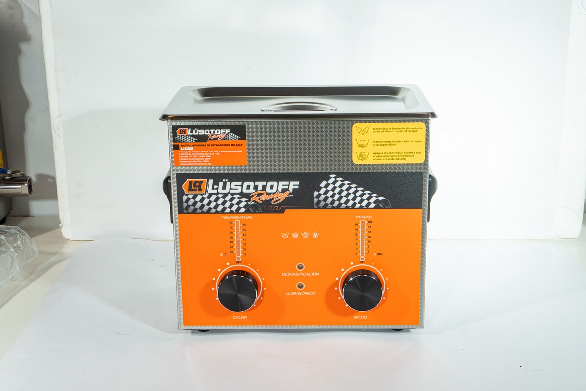 Batea Lavadora Ultrasonido 3,2L 40kHz 120W Calentamiento Acero Inoxidable L1068 - Lusqtoff