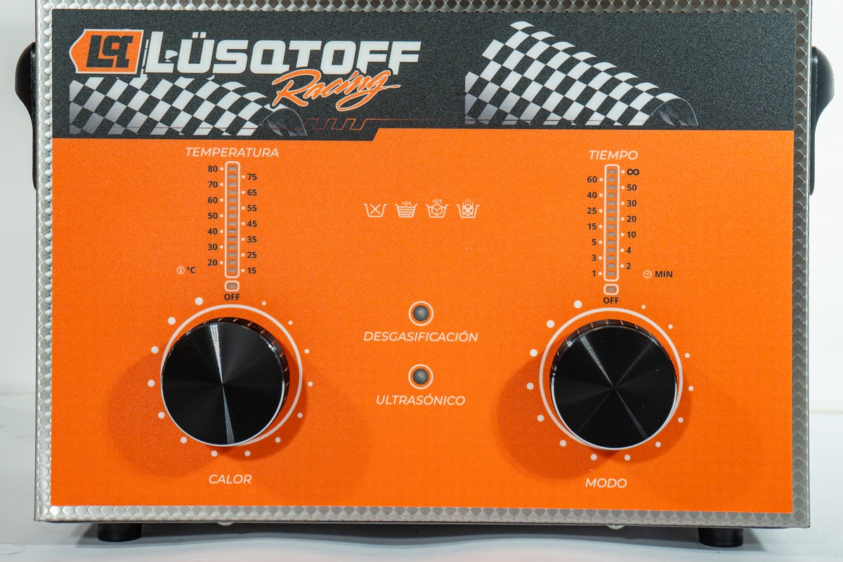 Batea Lavadora Ultrasonido 3,2L 40kHz 120W Calentamiento Acero Inoxidable L1068 - Lusqtoff