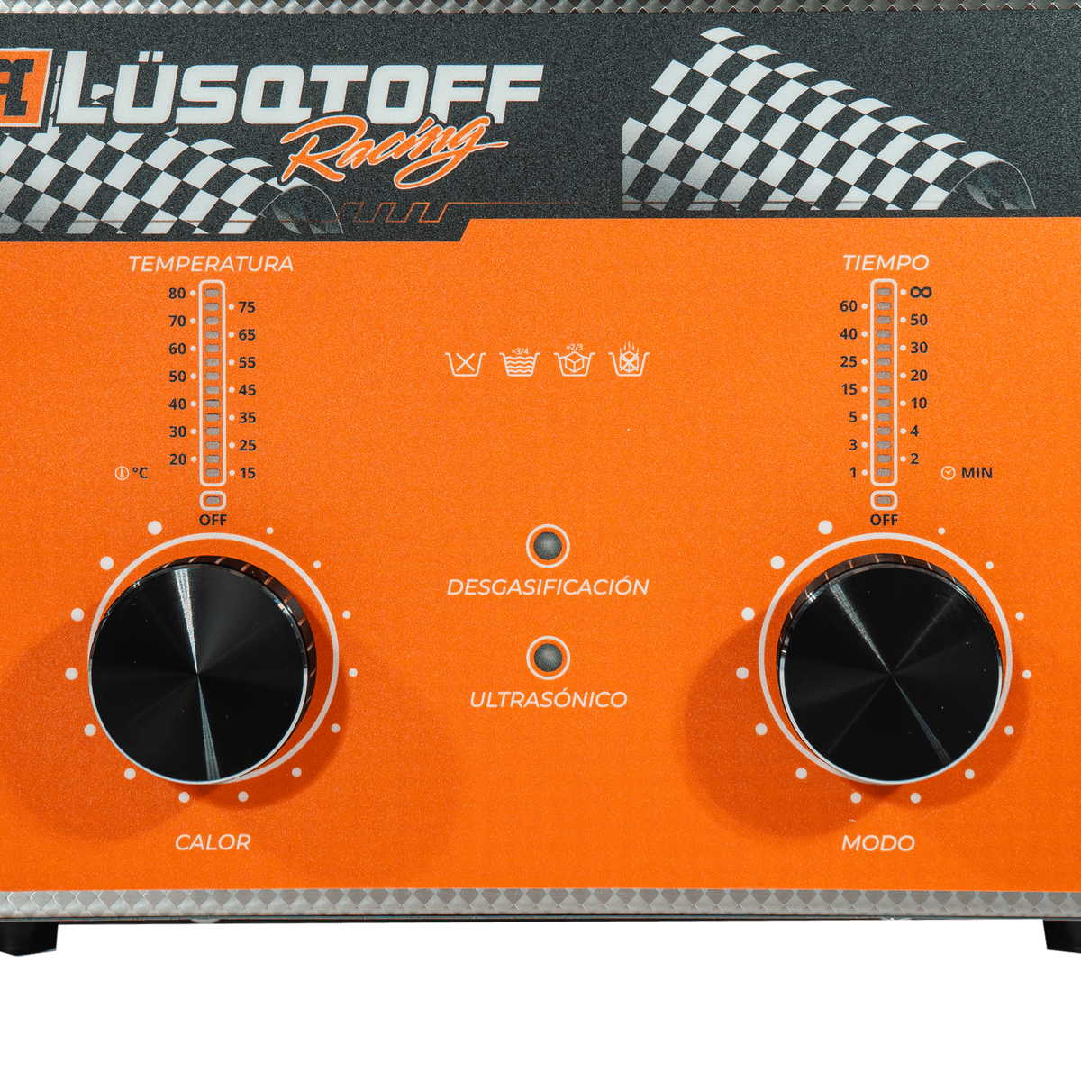 Batea Lavadora Ultrasonido 3,2L 40kHz 120W Calentamiento Acero Inoxidable L1068 - Lusqtoff