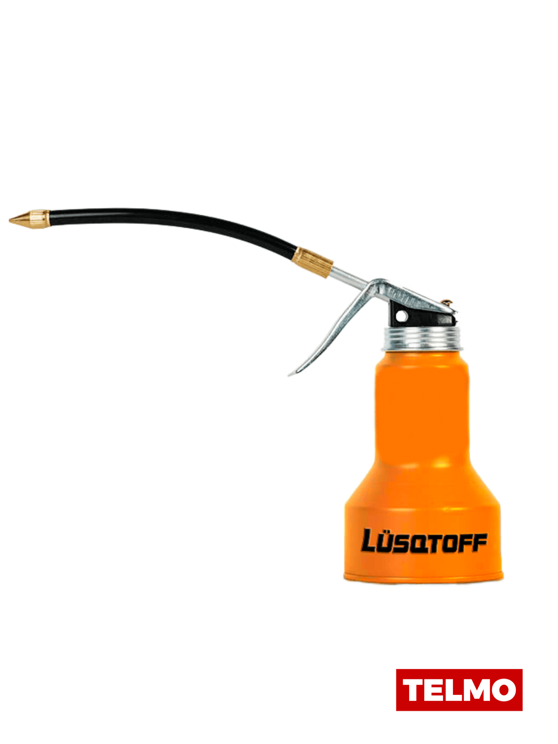 Aceitera Metálica 350ml Manguera Flexible Altura 150mm Base 80mm L1102 - Lusqtoff, foto real