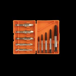 Juego Extractor Tornillos Rosca Izquierda Taladro Atornillador 3-18mm 10 Piezas L1700 - Lusqtoff