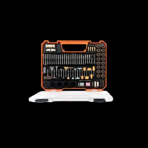 Juego Accesorios Mini Torno Lijar Cortar Pulir Grabar + Maletín 400 Piezas L1703 - Lusqtoff
