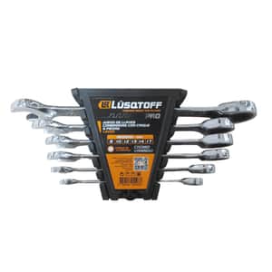Juego de Llaves Combinadas con Crique 6 Piezas L3200 - Lusqtoff