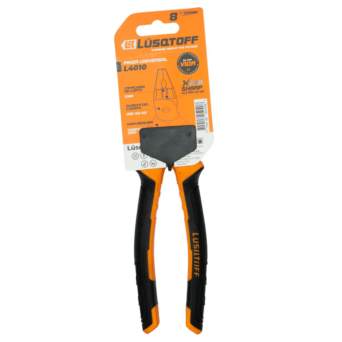 Pinza Universal 8" (200mm) L4010 - Lüsqtoff