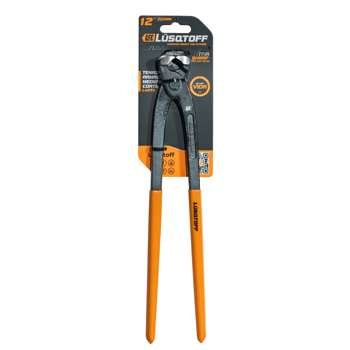 Tenaza Armador Medio Corte 12" 300mm L4074 - Lusqtoff