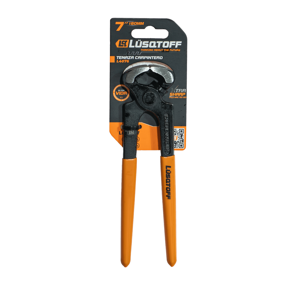 Tenaza Carpintero 7" 180mm L4076 - Lusqtoff