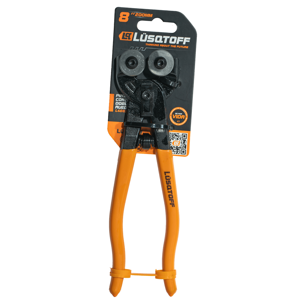 Tenaza Cortadora Doble Rueda 8" 200mm L4082 - Lusqtoff