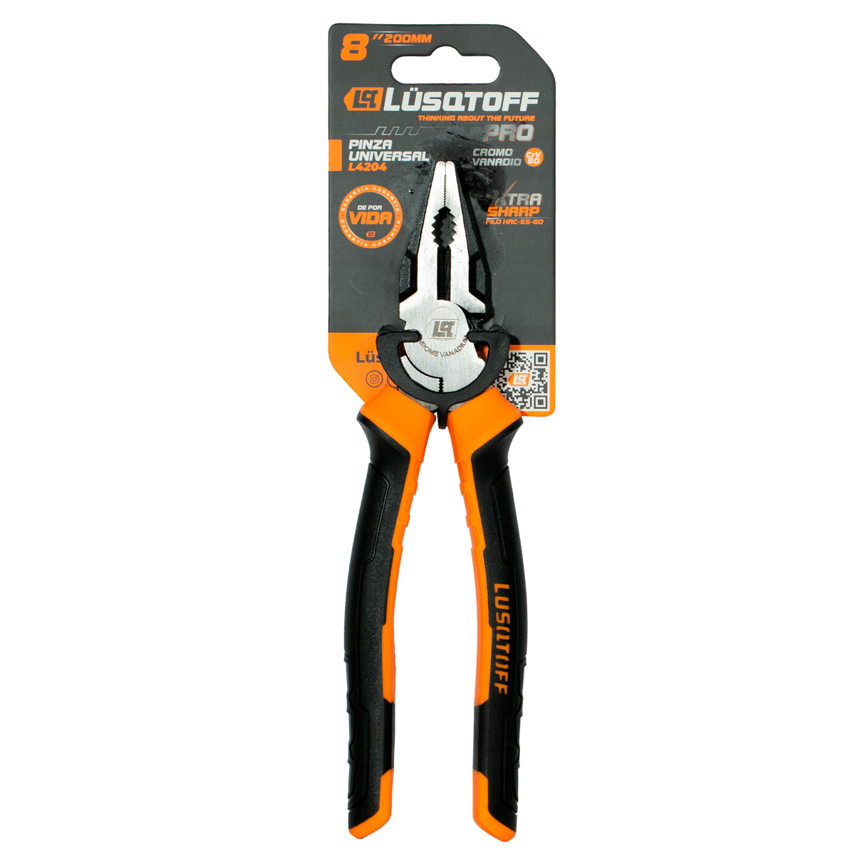 Pinza Universal Pro 8" (200mm) L4204 - Lüsqtoff
