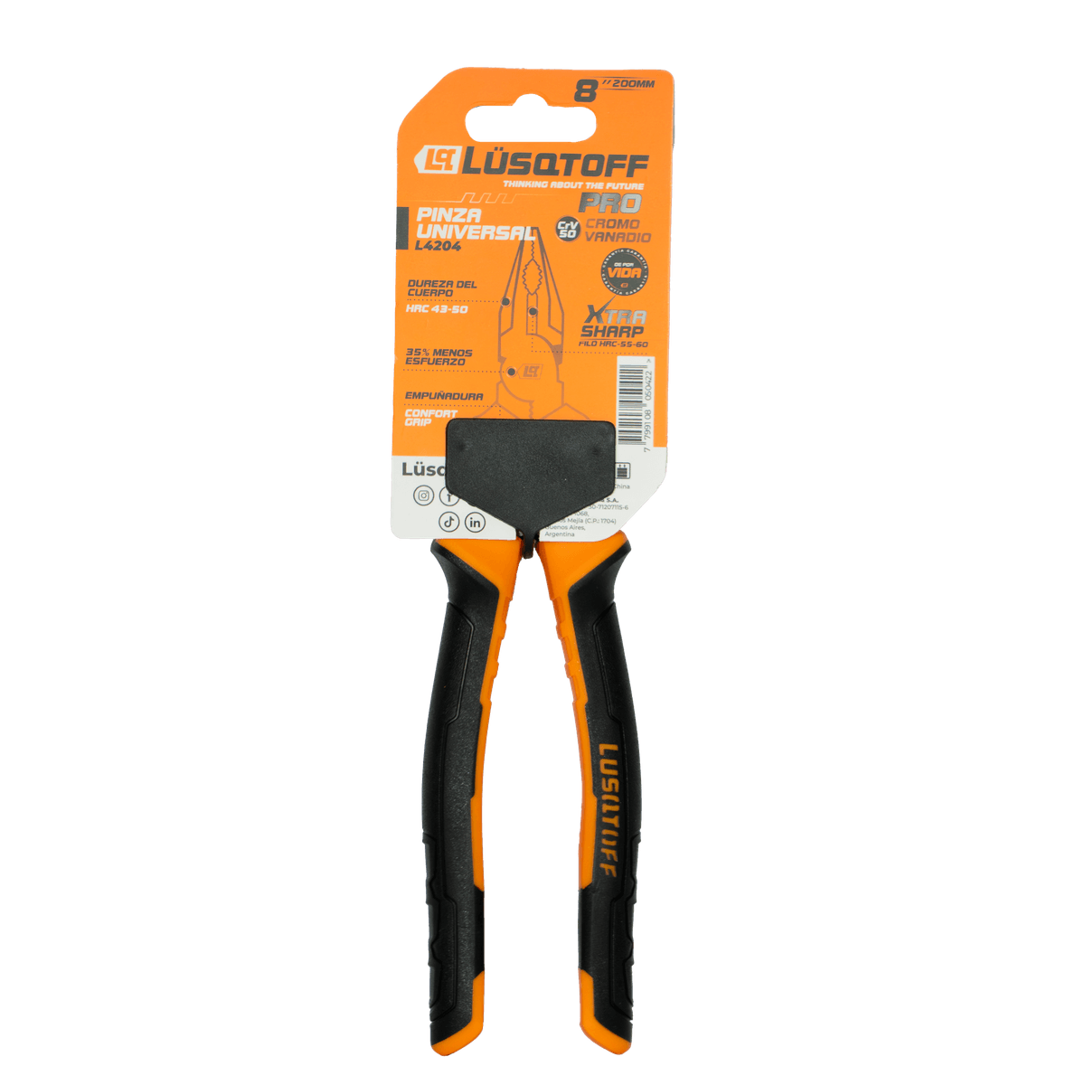 Pinza Universal Pro 8" (200mm) L4204 - Lüsqtoff