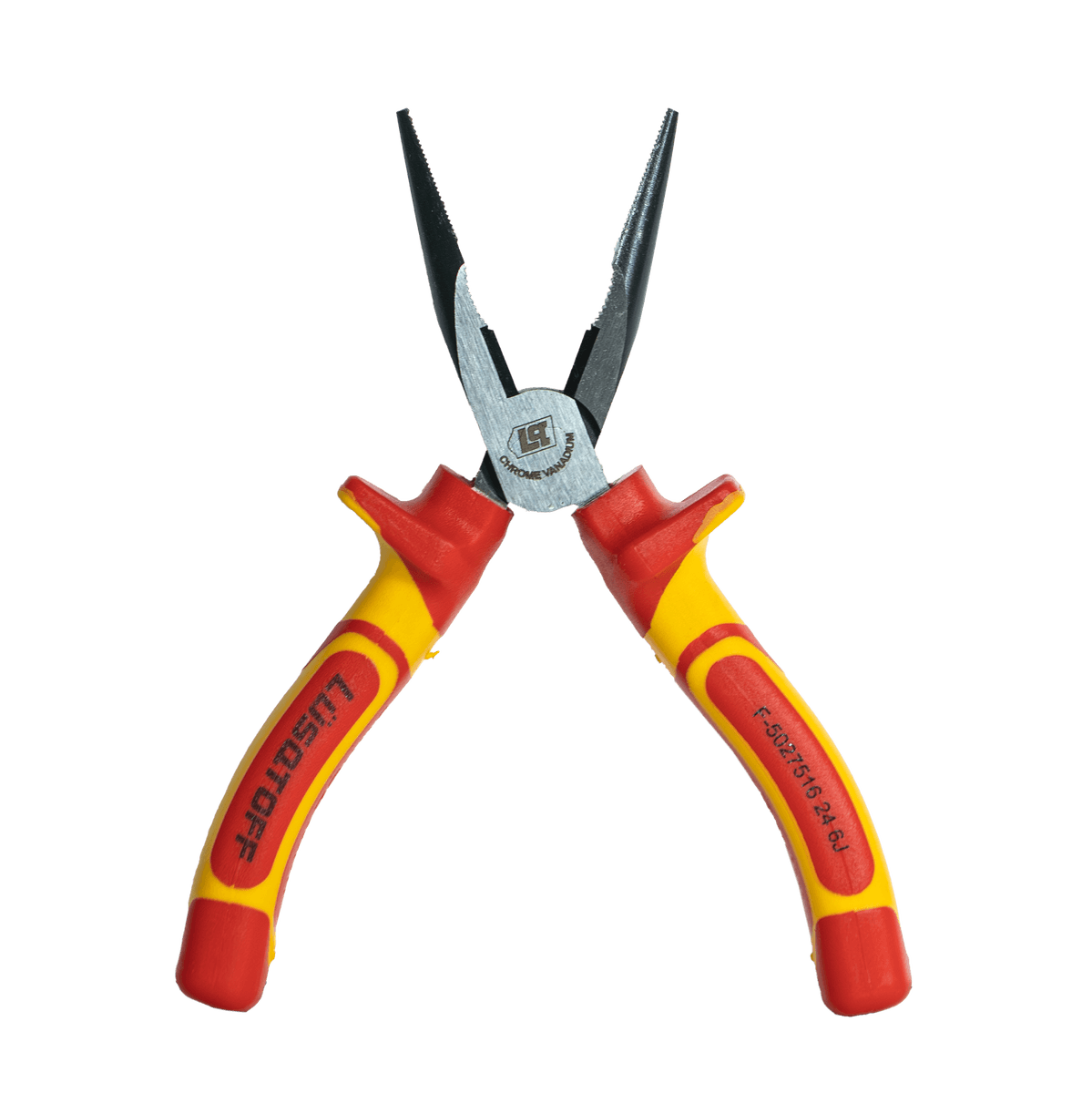Pinza Punta Media Caña 6" 150mm Aislación 1000V PRO L4248 - Lusqtoff