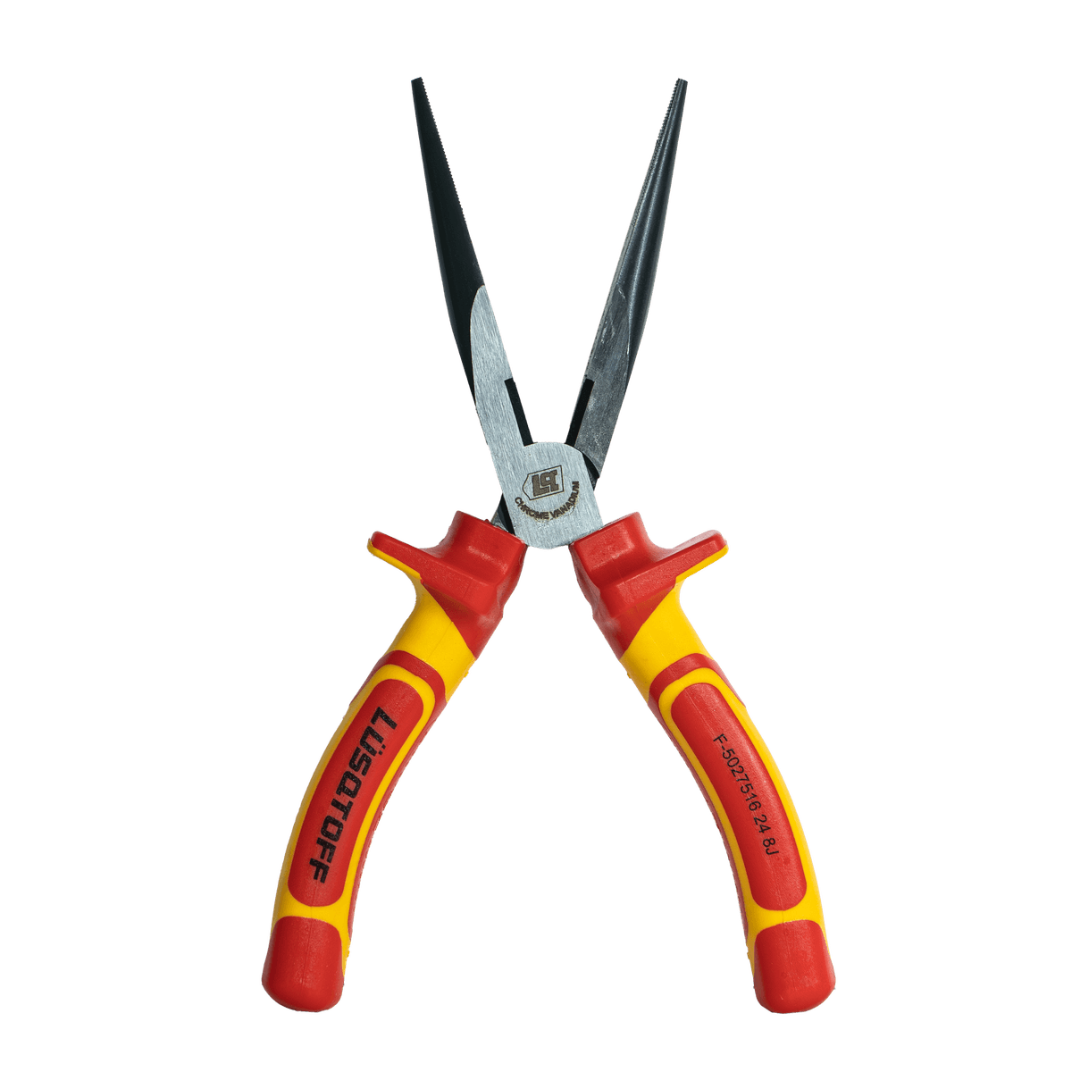 Pinza Punta Media Caña Aislada 1000V VDE 8" 200mm L4250 - Lusqtoff