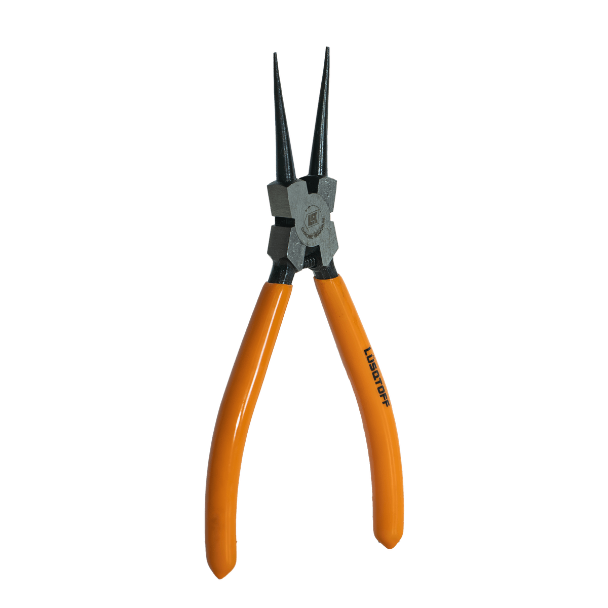 Pinza Seeger Cerrar Punta Recta 7" 180mm Cromo Vanadio L4280 - Lusqtoff