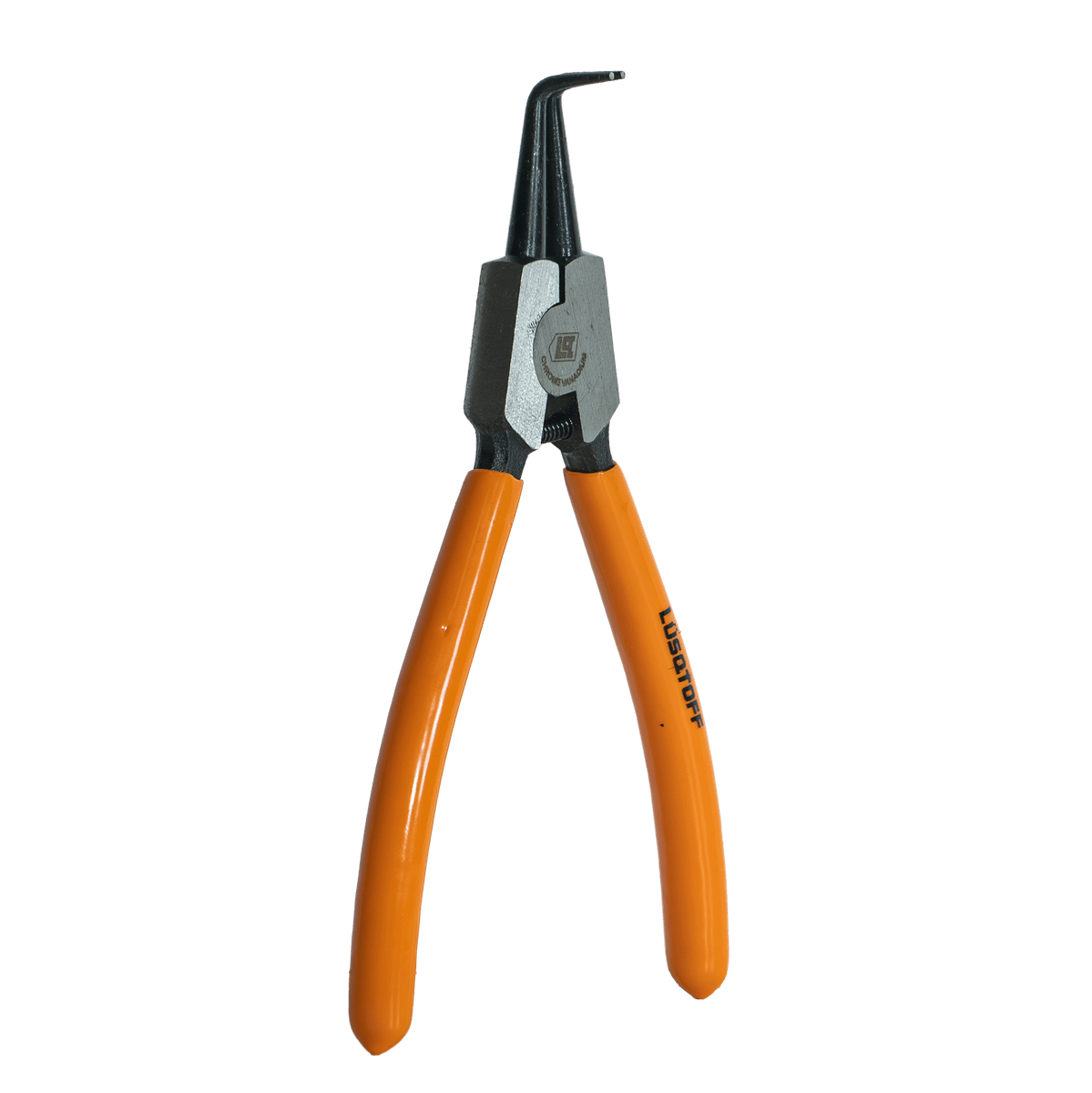 Pinza Para Anillo Seeger 7" 180mm Apertura Curva PRO L4286 - Lusqtoff