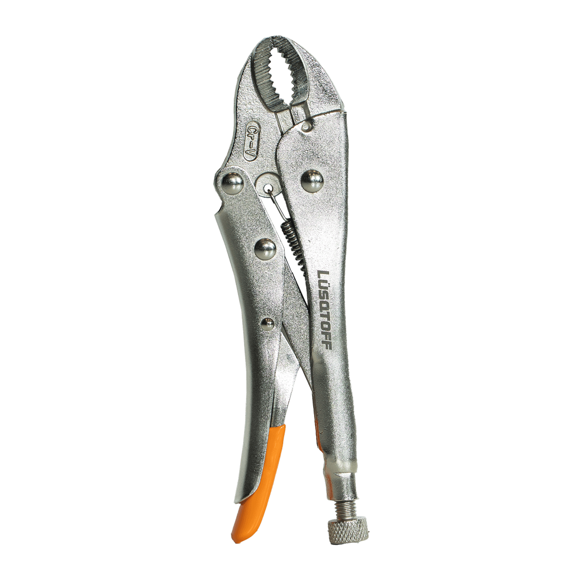 Pinza De Presión Mordaza Curva PRO 7" 180mm L4304 - Lusqtoff