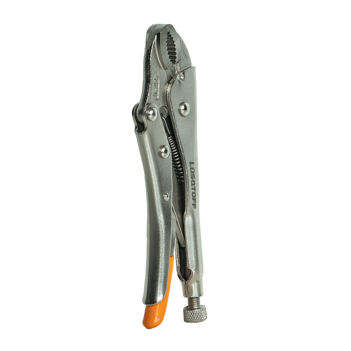Pinza De Presión Mordaza Curva PRO 7" 180mm L4304 - Lusqtoff