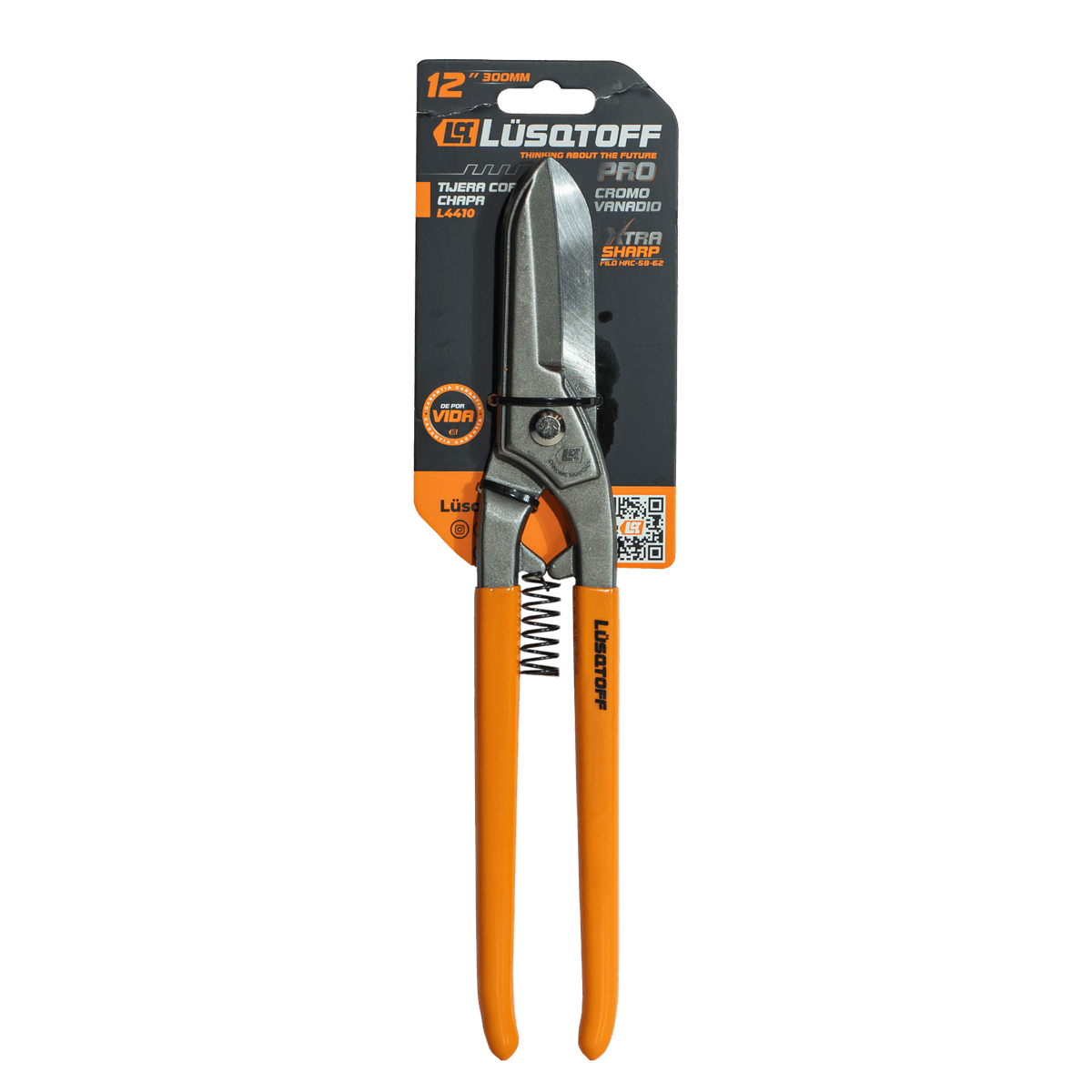 Tijera Corte Chapa Tipo Alemán PRO 12" 300mm L4410 - Lusqtoff