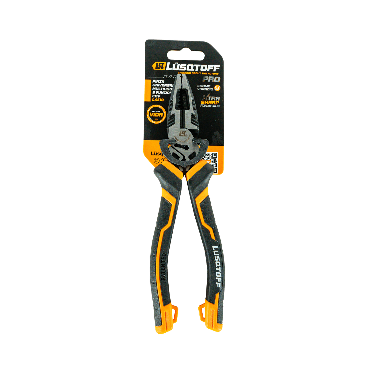 Pinza Universal 8 en 1 CRV L4510 - Lusqtoff