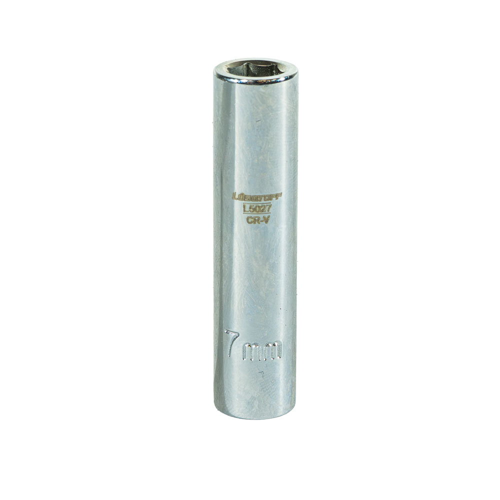 Bocallave Hexagonal Largo 7mm Encastre 1/4" L5027 - Lusqtoff