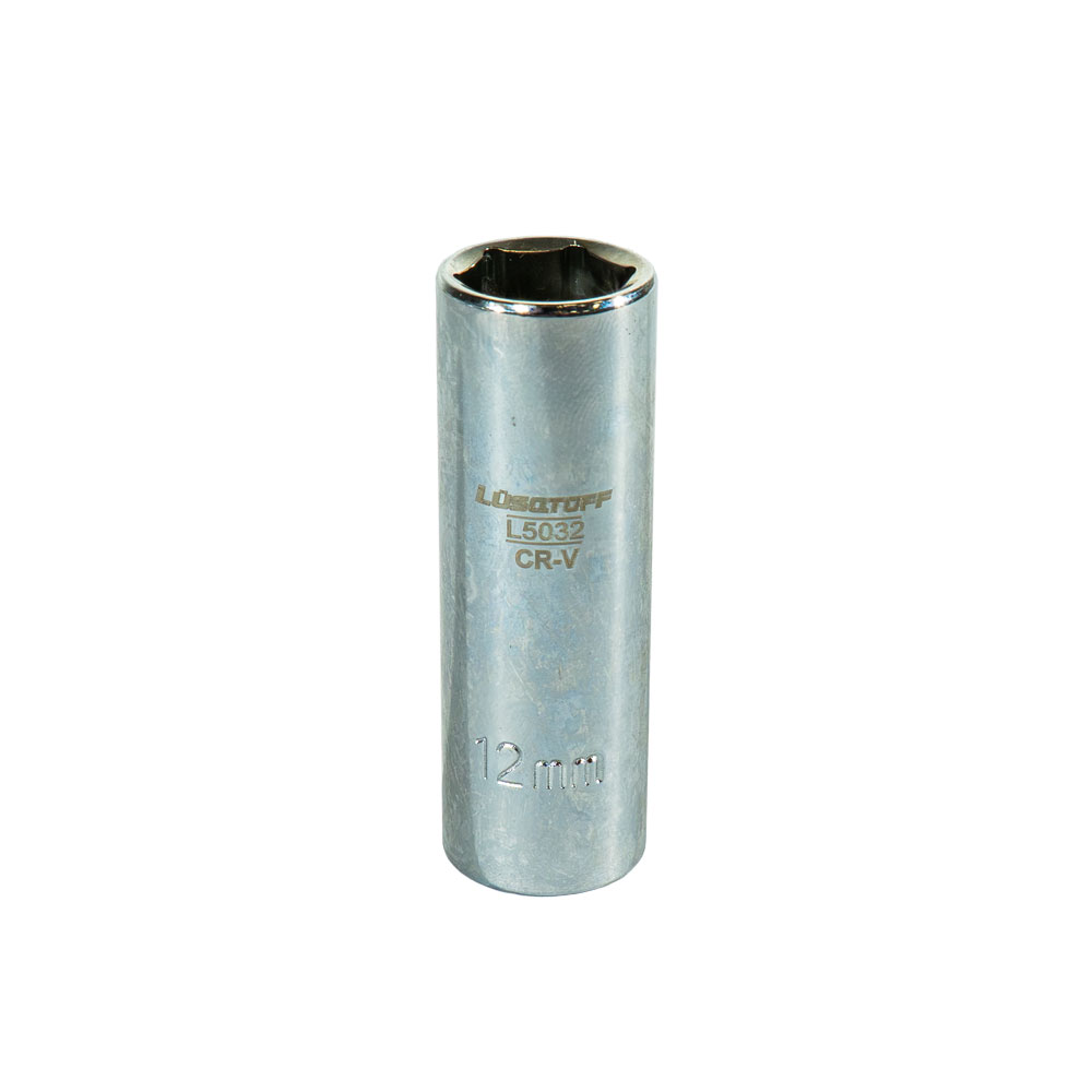 Bocallave Hexagonal Largo 12mm Encastre 1/4 L5032 - Lusqtoff