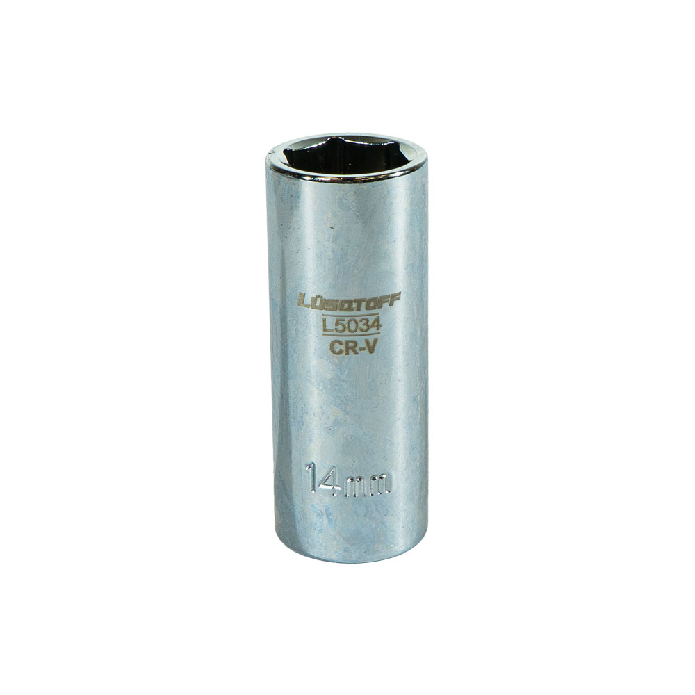 Bocallave Hexagonal Largo 14mm Encastre 1/4 L5034 - Lusqtoff