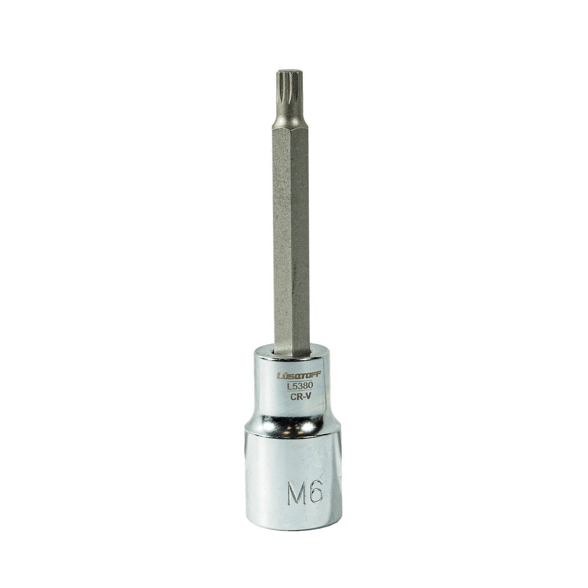 Bocallave Punta Multiestría M6 Encastre 1/2" L5380 - Lusqtoff