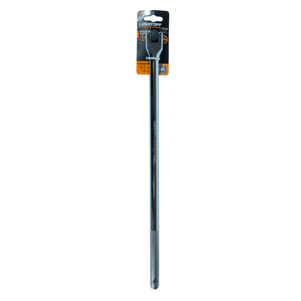 Manija de Fuerza Articulada 450mm Encastre 1/2" L5532 - Lusqtoff