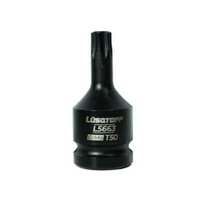 Bocallave de Impacto Punta Torx T50 Encastre 1/2 L5663 - Lusqtoff