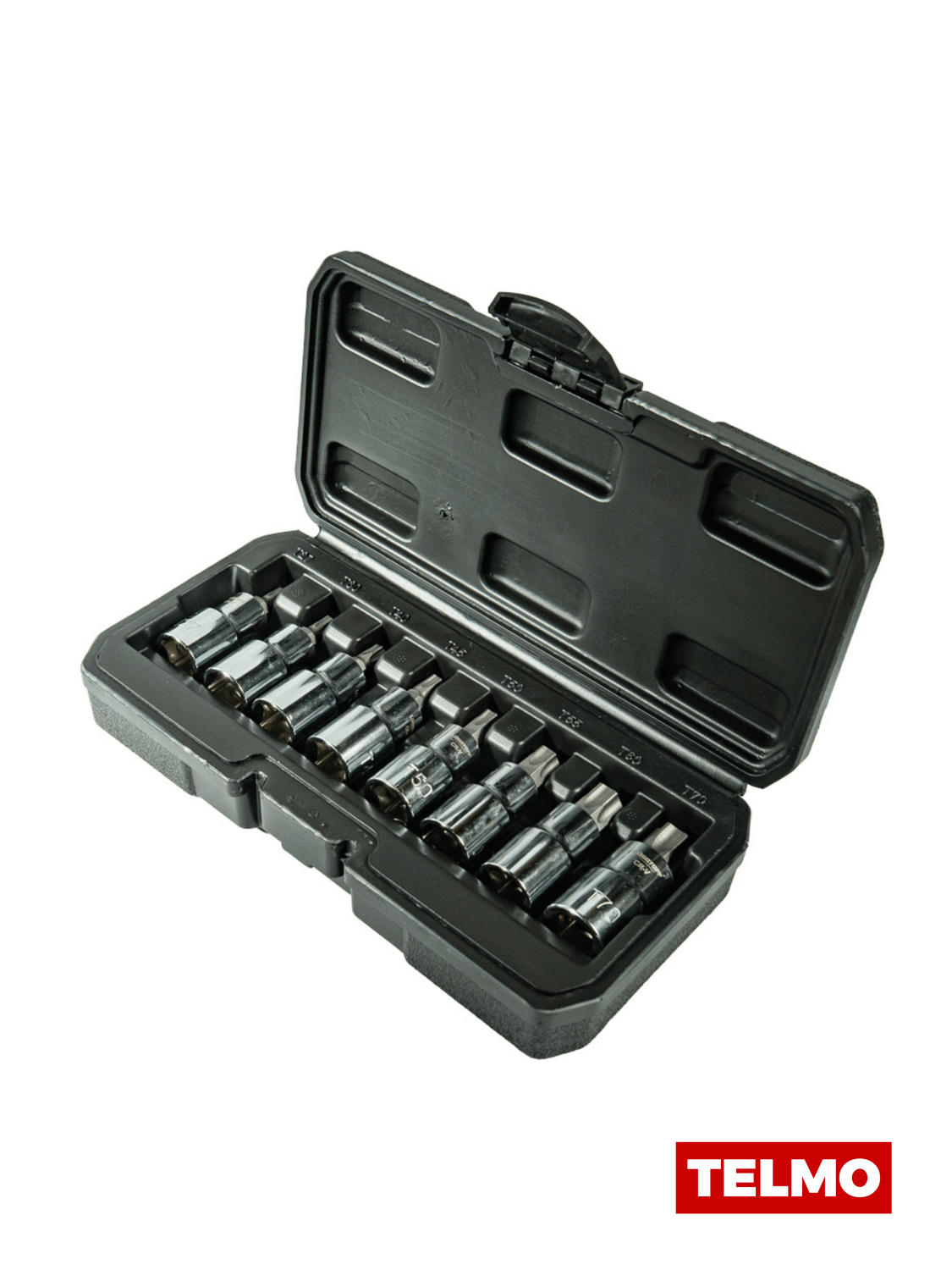 Set Tubos Bocallaves Punta Torx 1/2" T27-T70 Maletín 8 Piezas L5723 - Lusqtoff, foto real