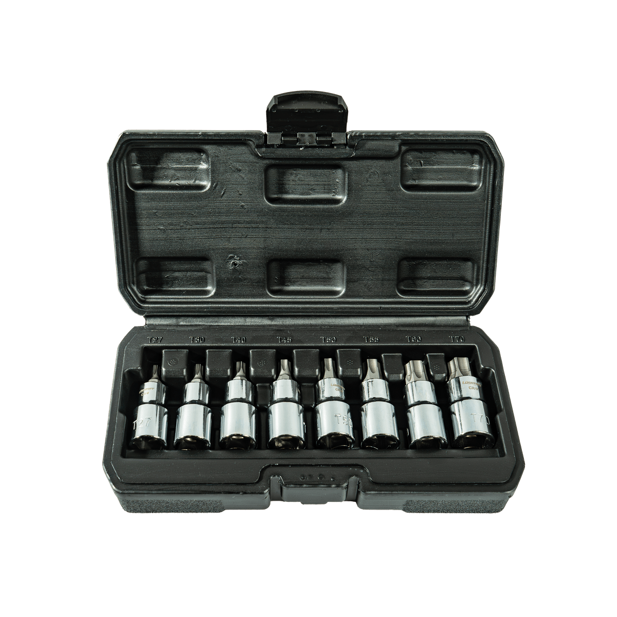 Set Tubos Bocallaves Punta Torx 1/2" T27-T70 Maletín 8 Piezas L5723 - Lusqtoff
