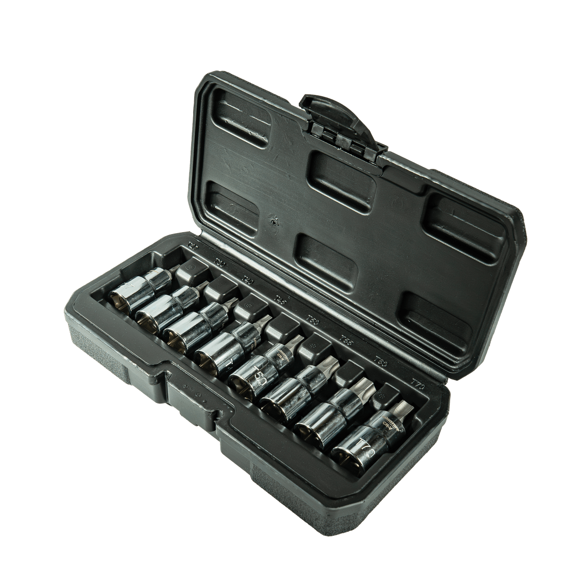 Set Tubos Bocallaves Punta Torx 1/2" T27-T70 Maletín 8 Piezas L5723 - Lusqtoff