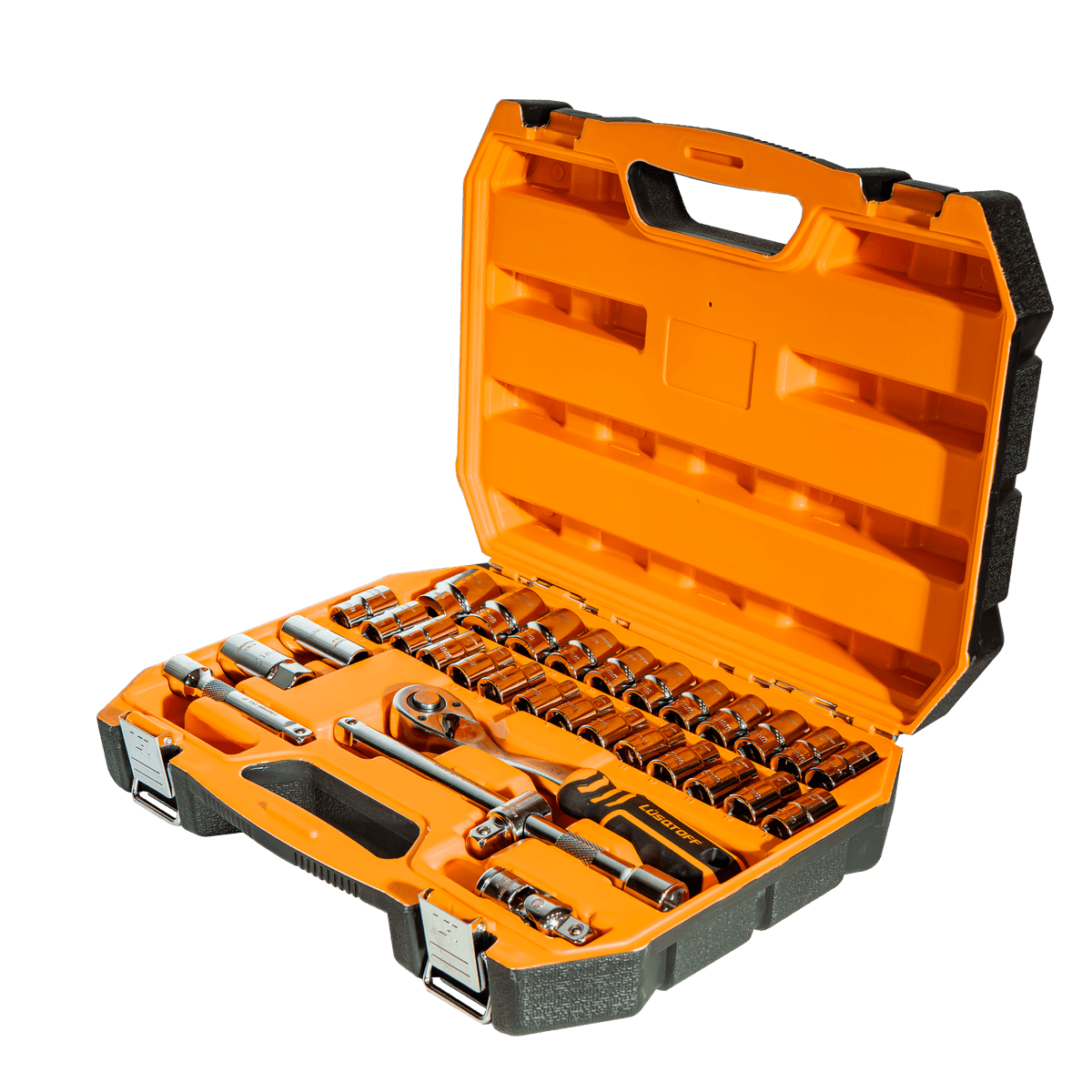 Set Tubos Bocallaves Herramientas 1/2" 8-32mm Saca Bujías Maletín 32 Piezas L5724 - Lusqtoff
