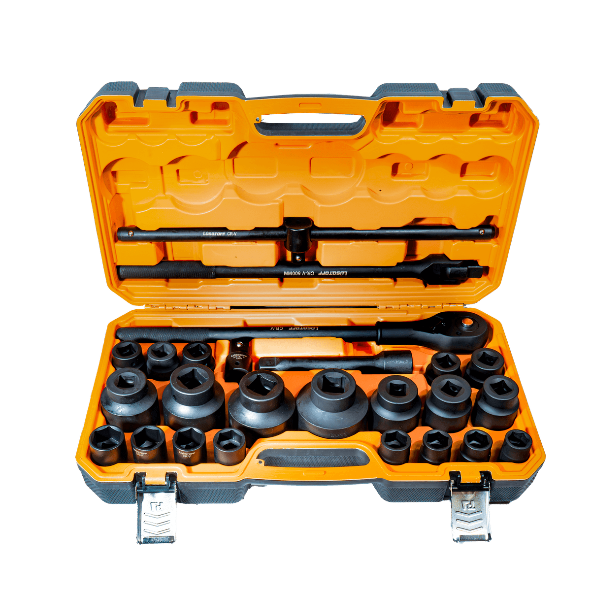 Juego de Bocallaves y Accesorios 26 Piezas Encastre 3/4-1 L5734 - Lusqtoff