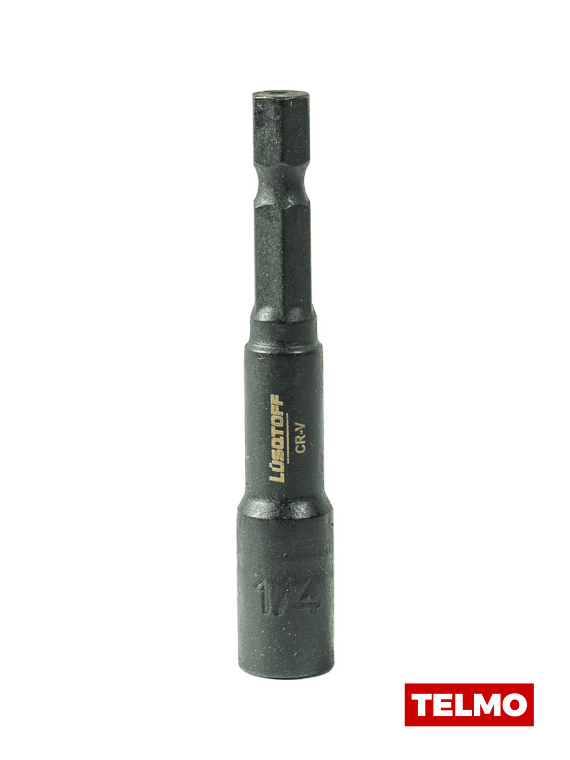 Adaptador Hexagonal 1/4" a 1/4" L6033 - Lusqtoff, foto real