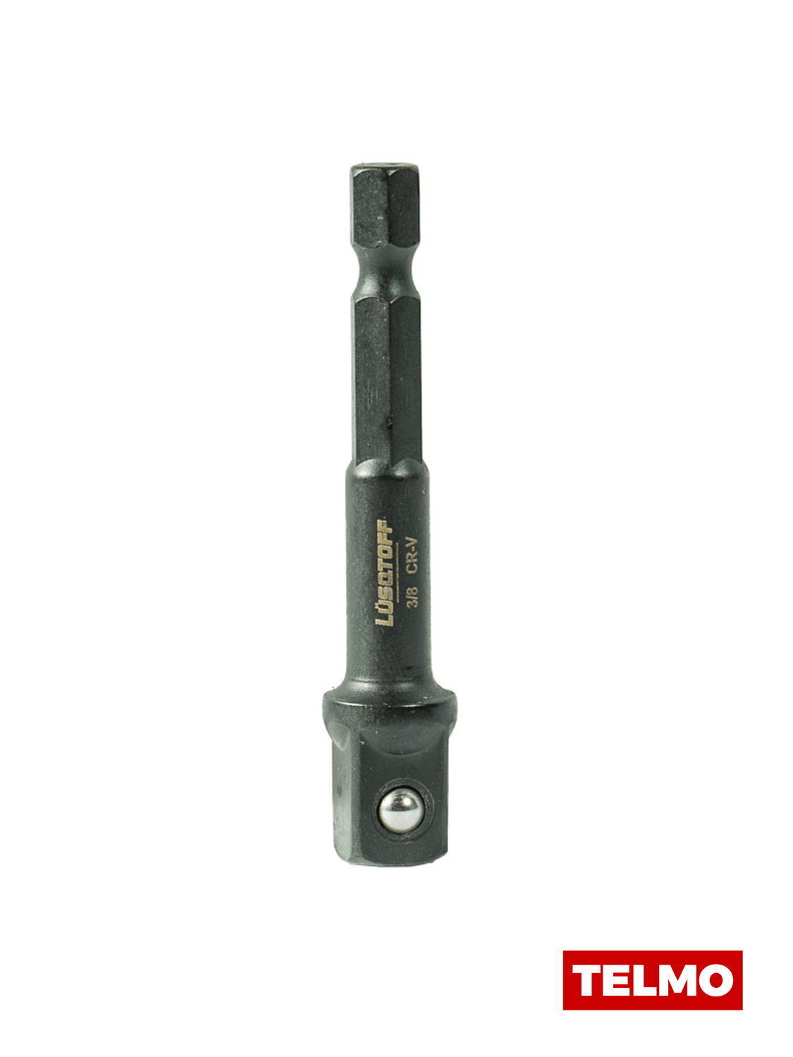 Adaptador Hexagonal 1/4" a Cuadrante 3/8" L6036 - Lusqtoff, foto real