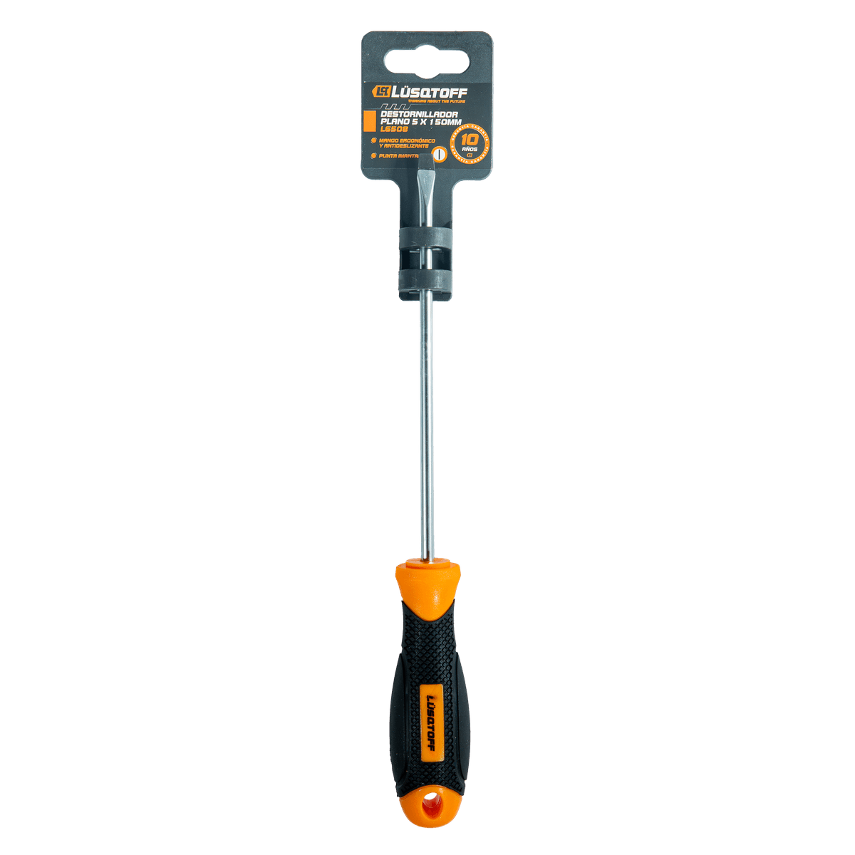 Destornillador Plano 5x150mm L6508 - Lusqtoff