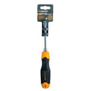 Destornillador Plano Pasante Imantado 6x100mm Cuerpo Hexagonal L6536 - Lusqtoff