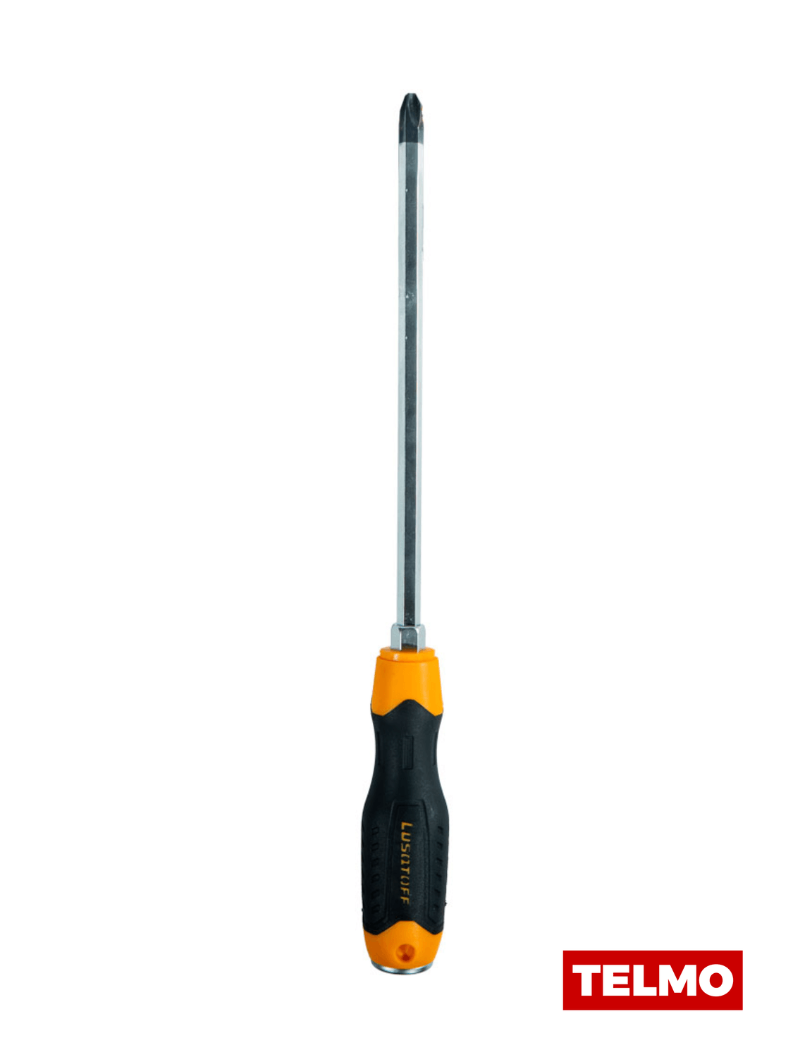 Destornillador Phillips Pasante Imantado 8x200mm Cuerpo Hexagonal L6640 - Lusqtoff, foto real