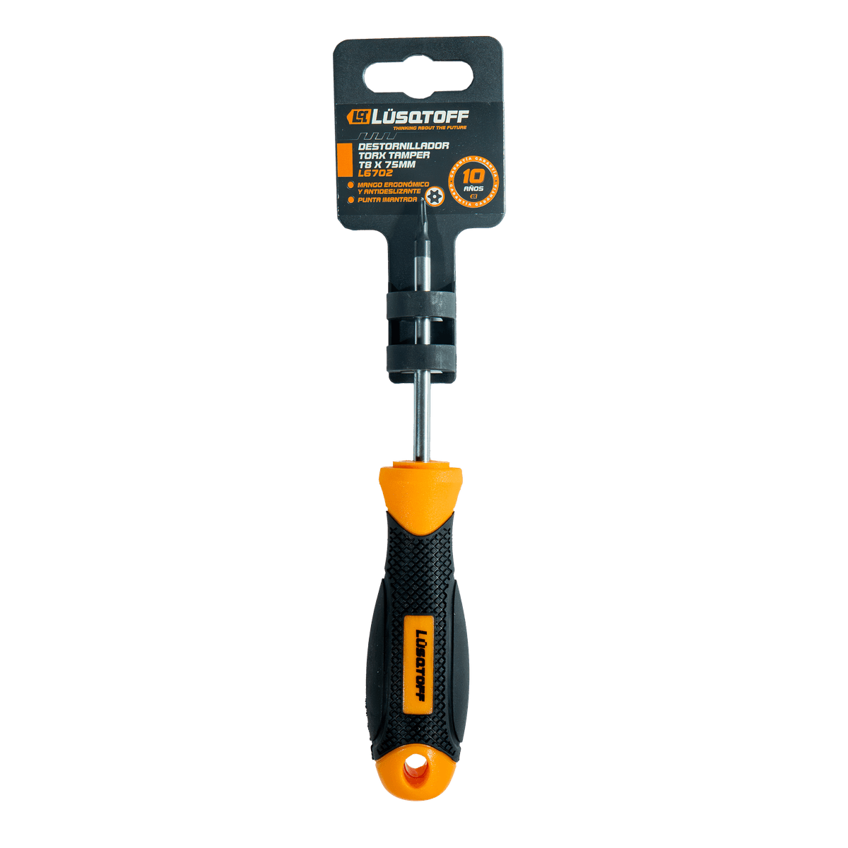 Destornillador Torx Tamper Seguridad Imantado 8x75mm L6702 - Lusqtoff