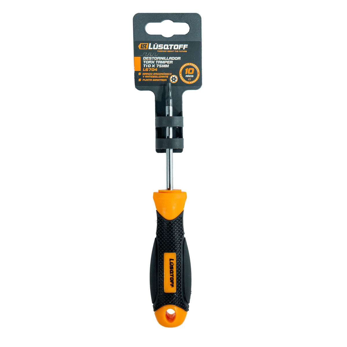 Destornillador Torx Tamper Seguridad Imantado 10x75mm L6704 - Lusqtoff