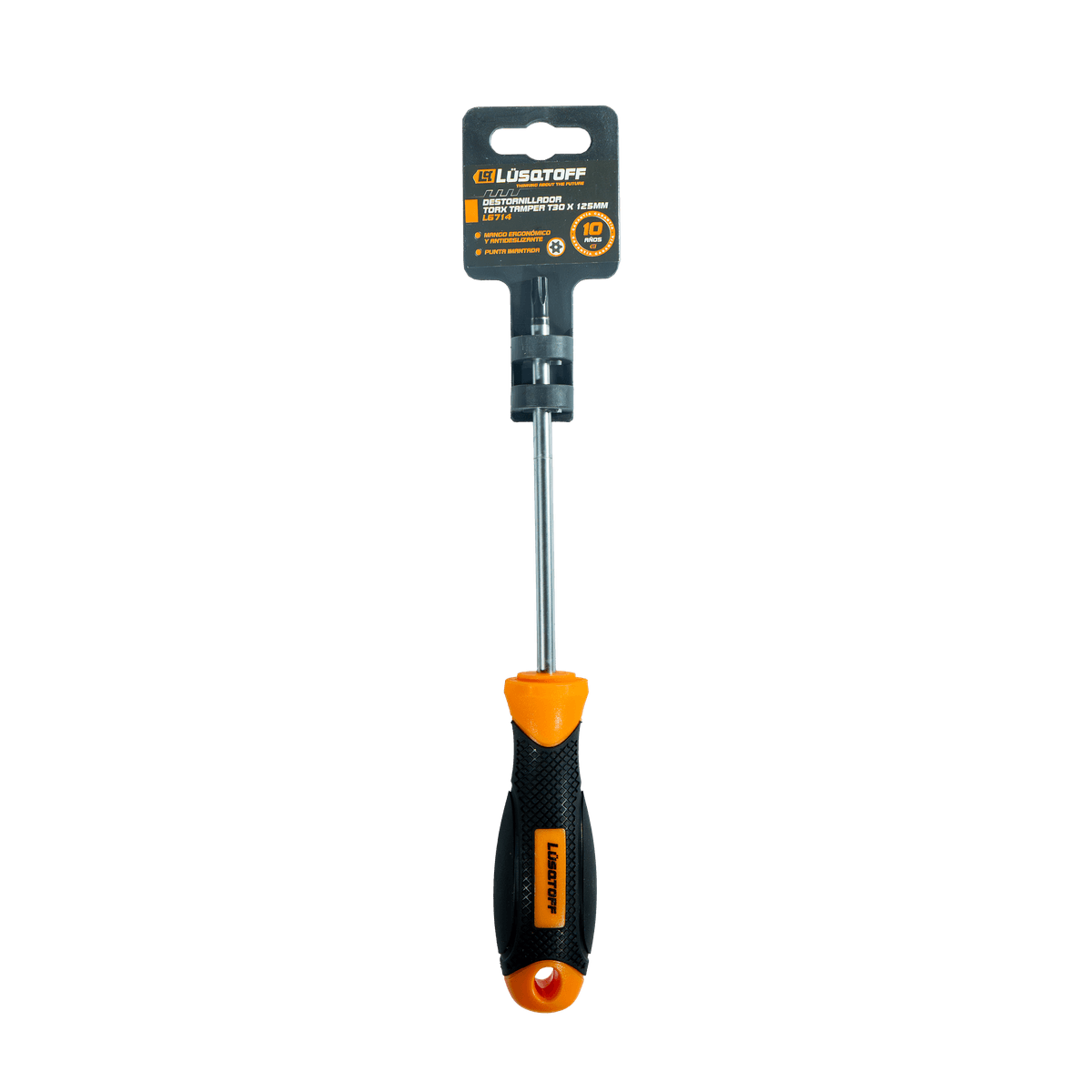 Destornillador Torx Tamper T30 125mm Imantado Cromo Vanadio L6714 - Lusqtoff