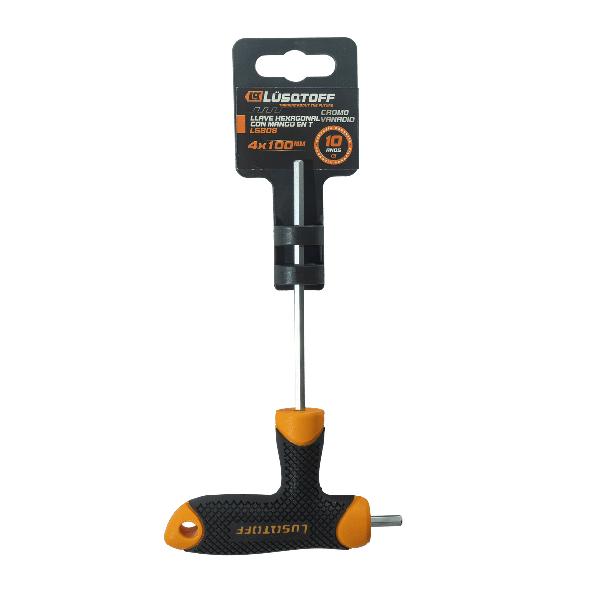 Llave Hexagonal Mango T 4x100mm L6808 - Lusqtoff