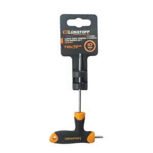 Llave Torx Tamper Mango T T10 75mm Cromo Vanadio L6852 - Lusqtoff