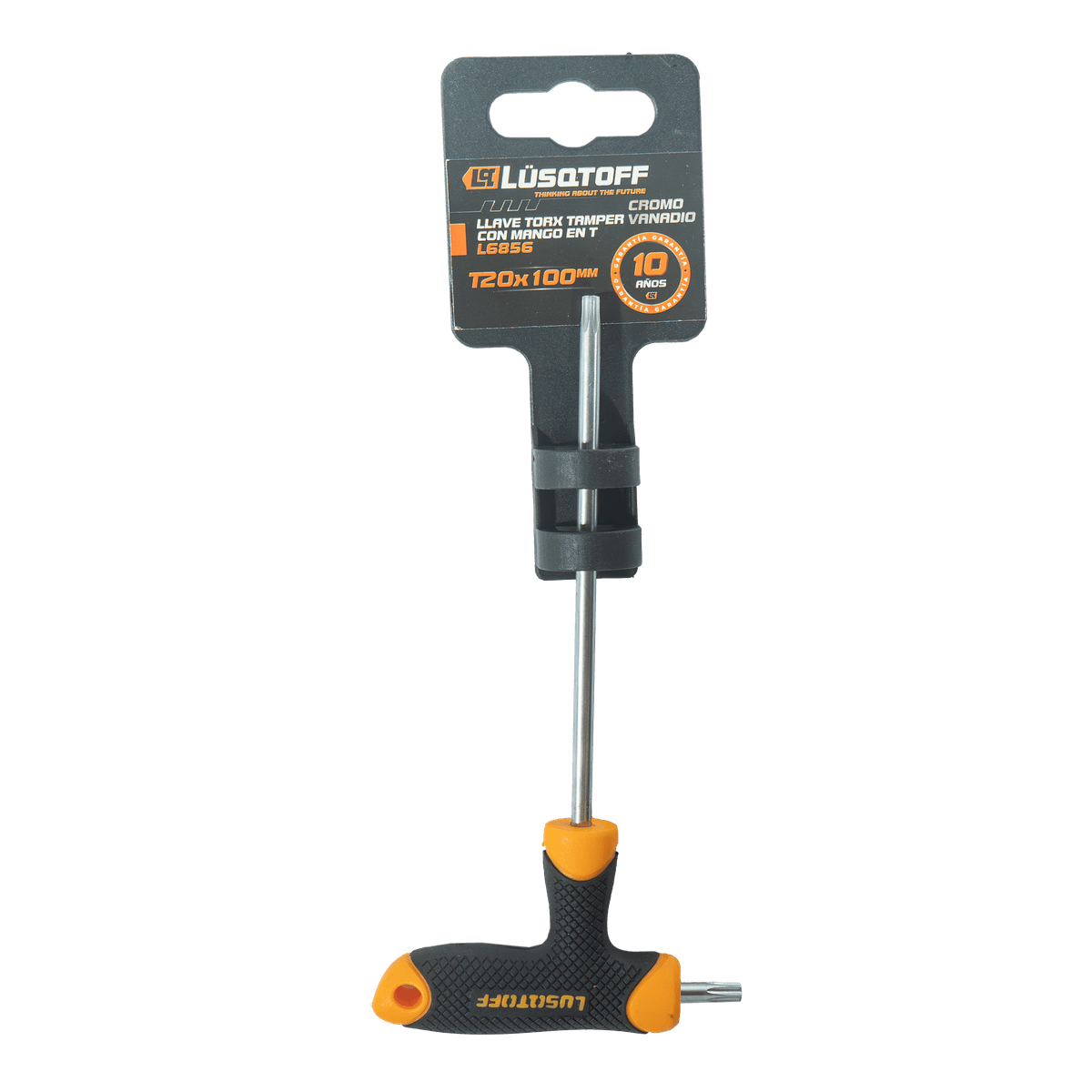 Llave Torx Tamper Mango T T20 100mm Cromo Vanadio L6856 - Lusqtoff